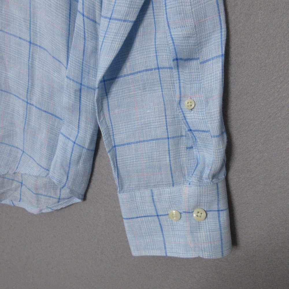 Peter Millar Crown Cool 100% Linen Button Up Shirt - Picture 10 of 11